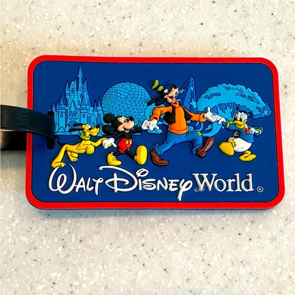 Disney Other Walt Disney World Luggage Tag Mickey Mouse Goofy Pluto